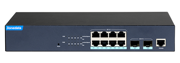 10口全千兆网管型PoE交换机